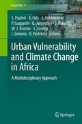 Cover: Urban Vulnerability and Climate Change in Africa - Springer