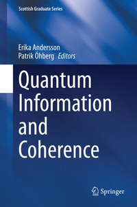 Enlarge image Cover: Quantum Information and Coherence - Springer