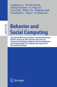 Enlarge image Cover: Behavior and Social Computing - Springer
