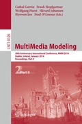 Cover: MultiMedia Modeling - Springer