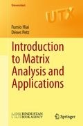 Cover: Introduction to Matrix Analysis and Applications - Springer