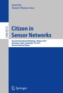 Cover: Citizen in Sensor Networks - Springer