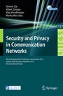 Cover: Security and Privacy in Communication Networks - Springer