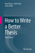 Cover: How to Write a Better Thesis - Springer