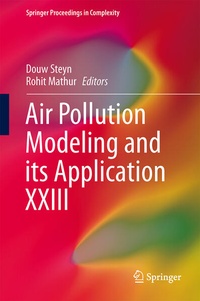 Enlarge image Cover: Air Pollution Modeling and its Application XXIII - Springer