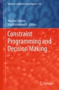 Cover: Constraint Programming and Decision Making - Springer