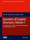 Cover: Dynamics of Coupled Structures, Volume 1 - Springer