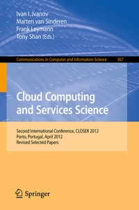Enlarge image Cover: Cloud Computing and Services Science - Springer
