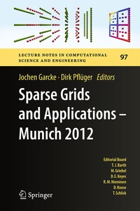 Enlarge image Cover: Sparse Grids and Applications - Munich 2012 - Springer