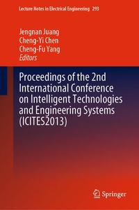 Enlarge image Cover: Proceedings of the 2nd International Conference on Intelligent Technologies and Engineering Systems (ICITES2013) - Springer