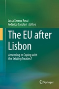 Cover: The EU after Lisbon - Springer