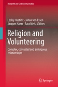 Cover: Religion and Volunteering - Springer
