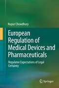Cover: European Regulation of Medical Devices and Pharmaceuticals - Springer
