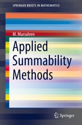 Cover: Applied Summability Methods - Springer