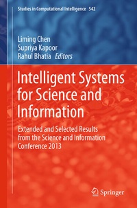 Enlarge image Cover: Intelligent Systems for Science and Information - Springer