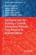Cover: Intelligent Tools for Building a Scientific Information Platform: From Research to Implementation - Springer