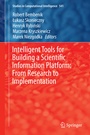 Cover: Intelligent Tools for Building a Scientific Information Platform: From Research to Implementation - Springer