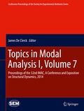 Cover: Topics in Modal Analysis I, Volume 7 - Springer