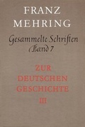 Cover: Gesammelte Schriften Band 7 - Dietz