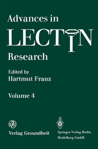 Abbildung von: Advances in Lectin Research - Springer