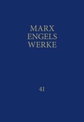 Cover: MEW / Marx-Engels-Werke Band 41 - Dietz
