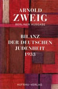 Cover: Bilanz der deutschen Judenheit 1933 - Aufbau