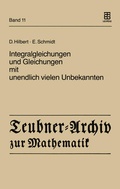 Cover: Integralgleichungen und Gleichungen mit unendlich vielen Unbekannten - Vieweg+Teubner Verlag