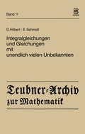 Cover: Integralgleichungen und Gleichungen mit unendlich vielen Unbekannten - Vieweg+Teubner Verlag