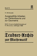 Cover: Ausgew&auml;hlte Arbeiten zur Zahlentheorie und zur Geometrie - Vieweg+Teubner Verlag