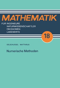 Enlarge image Cover: Numerische Methoden - Vieweg+Teubner Verlag