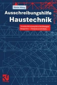 Abbildung von: Ausschreibungshilfe Haustechnik - Vieweg+Teubner Verlag