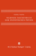 Cover: Teubner-Taschenbuch der statistischen Physik - Vieweg+Teubner Verlag