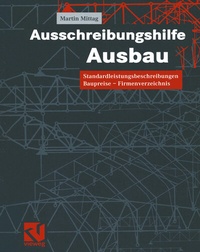 Abbildung von: Ausschreibungshilfe Ausbau - Vieweg+Teubner Verlag