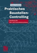 Cover: Praktisches Baustellen-Controlling - Vieweg+Teubner Verlag