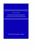 Cover: Teubner-Taschenbuch der statistischen Physik - Vieweg+Teubner Verlag