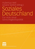 Cover: Soziales Deutschland - VS Verlag f&uuml;r Sozialwissenschaften