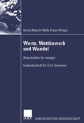 Cover: Werte, Wettbewerb und Wandel - Deutscher Universit&auml;tsverlag