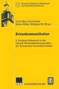 Cover: Krisenkommunikation - Deutscher Universit&auml;tsverlag