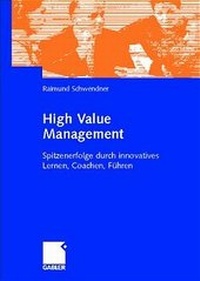 Abbildung von: High Value Management - Springer Gabler