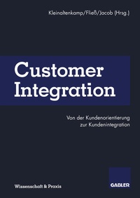 Enlarge image Cover: Customer Integration - Springer Gabler