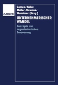 Cover: Unternehmerischer Wandel - Springer Gabler
