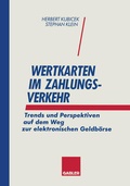 Cover: Wertkarten Zahlungsverkehr - Springer Gabler