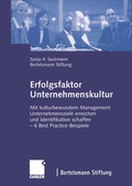 Cover: Erfolgsfaktor Unternehmenskultur - Springer Gabler