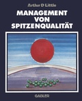 Cover: Management von Spitzenqualit&auml;t - Springer Gabler