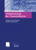 Cover: Globalisierung der Finanzindustrie - Springer Gabler