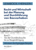Cover: Recht und Wirtschaft bei der Planung und Durchf&uuml;hrung von Bauvorhaben - Vieweg+Teubner Verlag