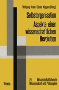 Cover: Selbstorganisation - Vieweg+Teubner Verlag
