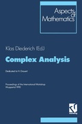 Cover: Complex Analysis - Vieweg+Teubner Verlag