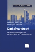 Cover: Kapitalmarktrecht - Springer Gabler