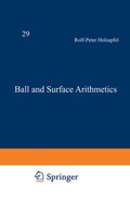 Cover: Ball and Surface Arithmetics - Vieweg+Teubner Verlag